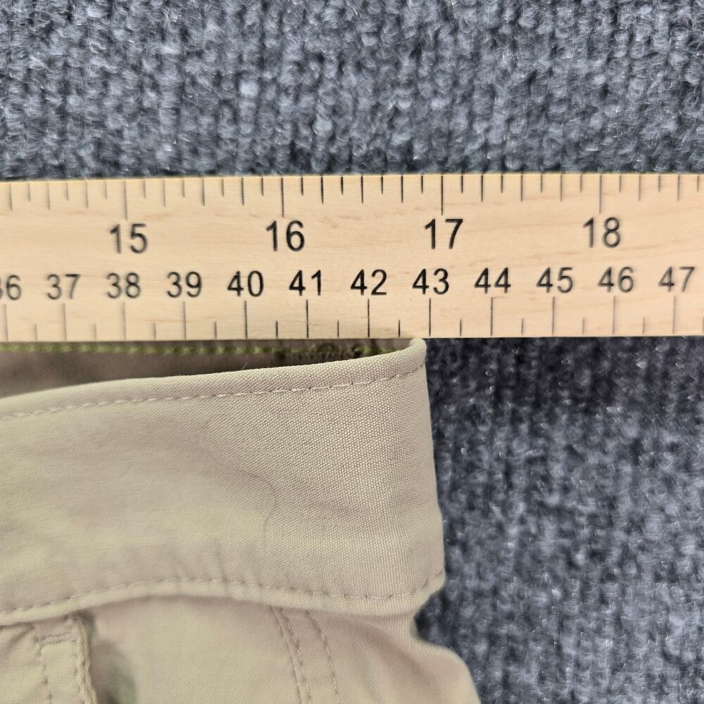Eddie Bauer Pants Mens 34x32 (34x31.5) Khaki Tan Hiking Outdoor Nylon Stretch - Picture 7 of 8